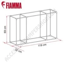 Kit Frame Cargo Back Fiamma per Bagagliera | Accessoricampershop.com
