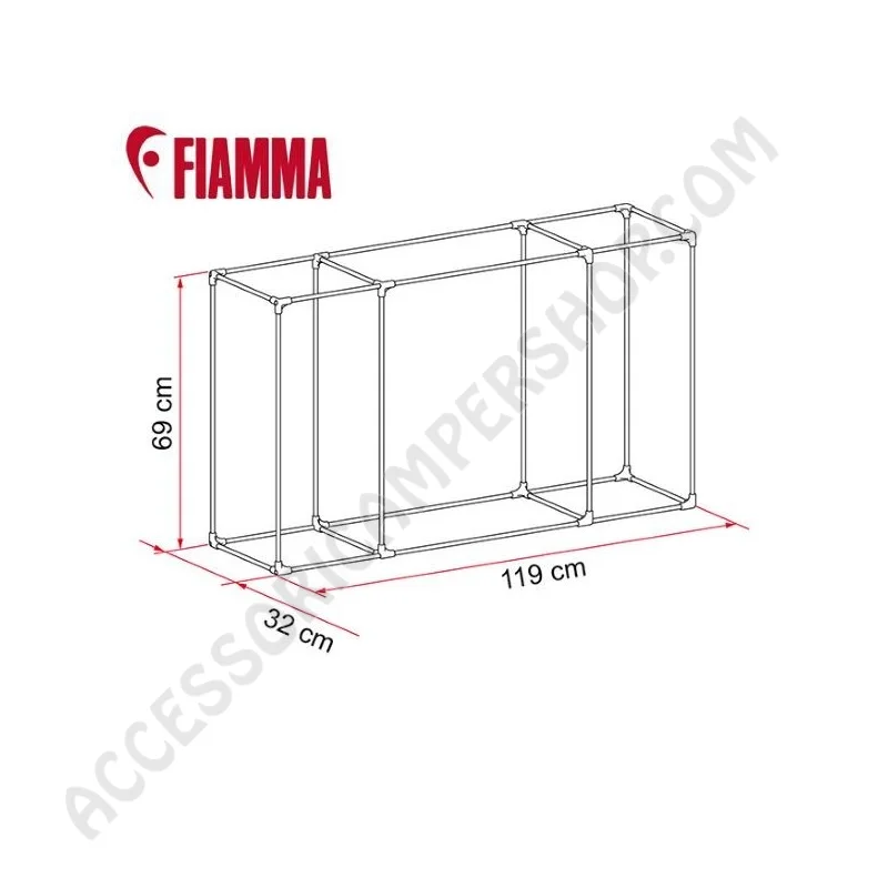 Kit Frame Cargo Back Fiamma per Bagagliera | Accessoricampershop.com