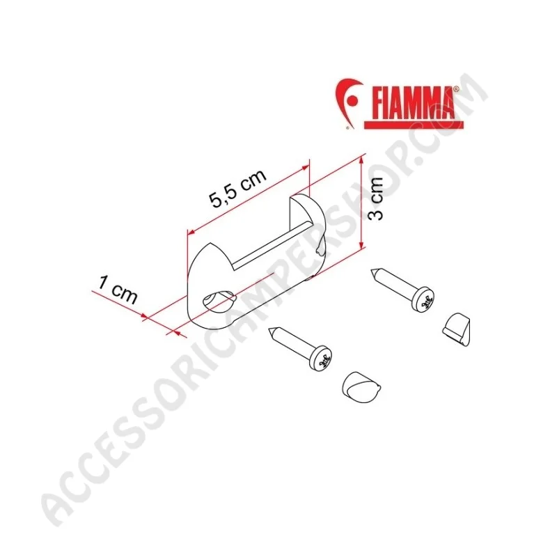 Agganci per Organizer Fiamma per Camper | Accessoricampershop.com