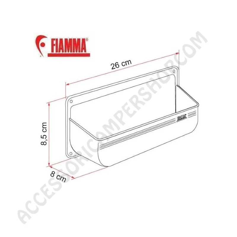 Tasca Multiuso Pocket M White Fiamma | Accessoricampershop.com