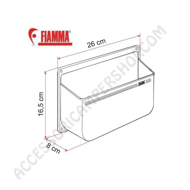 Tasca Multiuso Pocket L White Fiamma | Accessoricampershop.com