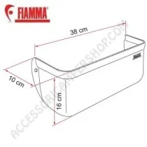 Tasca Multiuso Pocket XL Grigia per Camper | Accessoricampershop.com