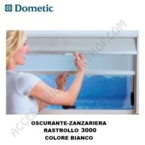 Oscurante Zanzariera Dometic Rastrollo 3000 Bianco | Accessoricampershop.com
