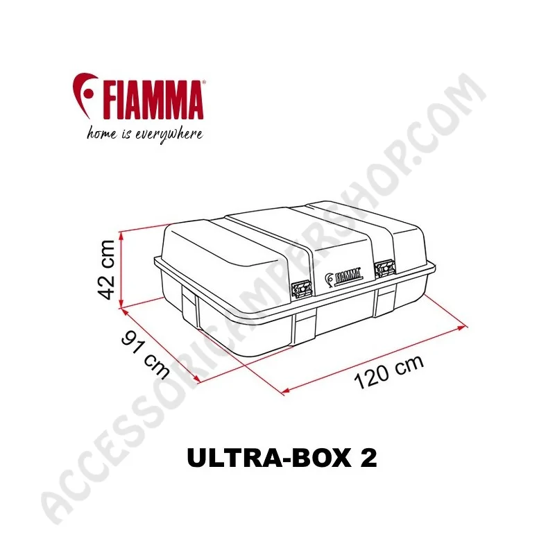 Bagagliera da Tetto Ultra-Box Fiamma | Accessoricampershop.com