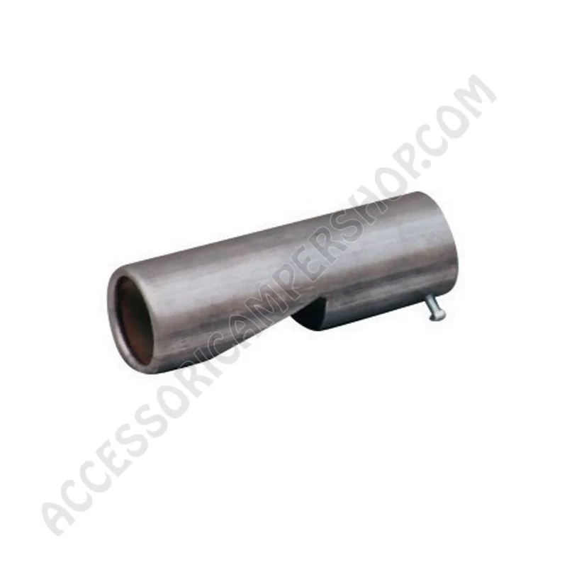 Terminale Universale Scarico a Terra Cromato | Accessoricampershop.com
