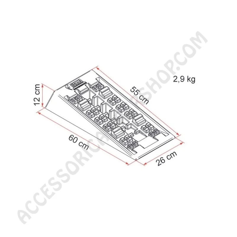 Cunei Level System Jumbo per Ruote Gemellate | Accessoricampershop.com