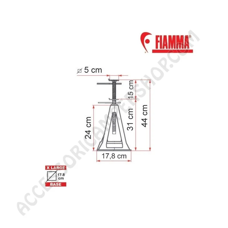 Martinetto in Plastica Fiamma per Camper | Accessoricampershop.com
