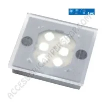 Faretto Spot LED 50S 12V con Base Piana | Accessoricampershop.com
