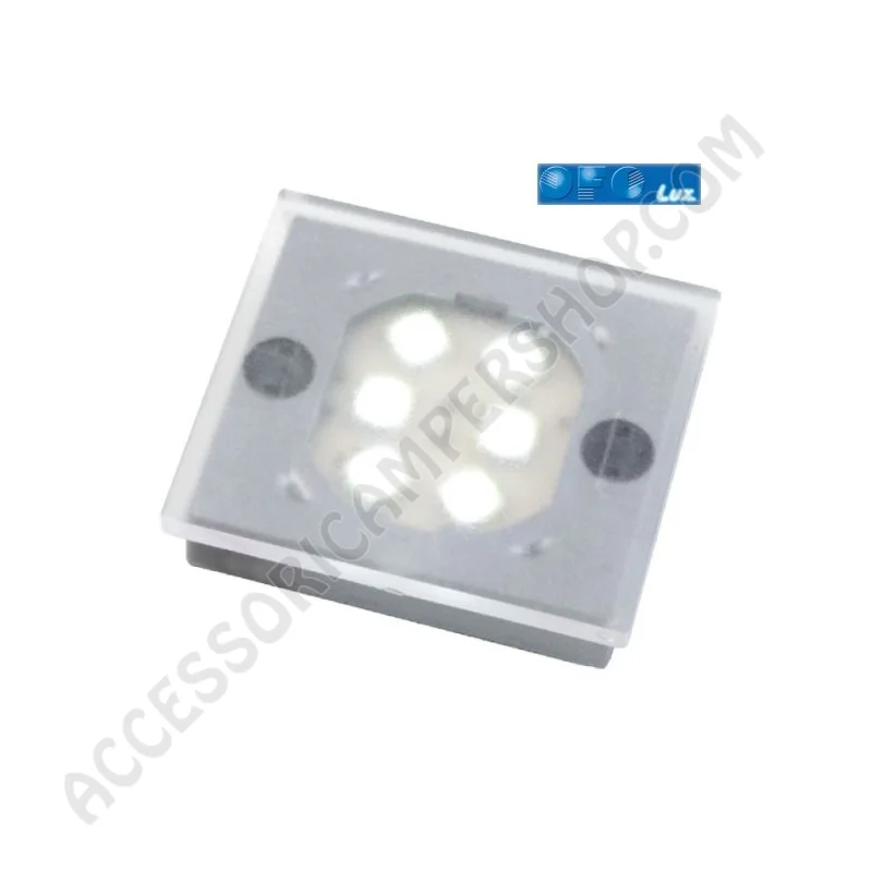 Faretto Spot LED 50S 12V con Base Piana | Accessoricampershop.com