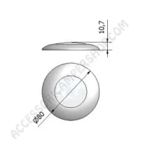 Faretto Spot Led Base Piana Minima Sporgenza | Accessoricampershop.com