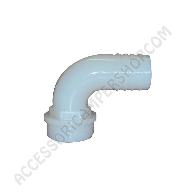 Portagomma Curvo Filettato per Accessori Camper | Accessoricampershop.com