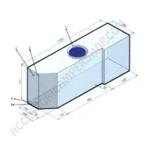 Serbatoio 100lt per Ducato X250 corto | Accessoricampershop.com