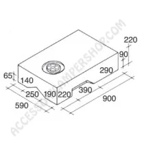 Serbatoio 110 LT Ford 98/2000 per Camper | Accessoricampershop.com
