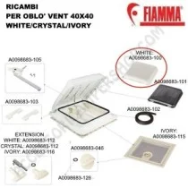 KIT COPERCHIO VENT 40 WHITE per oblò Fiamma | Accessoricampershop.com