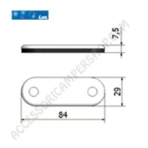 Plafoniera LED di Cortesia Mod. 30 Ofolux | Accessoricampershop.com