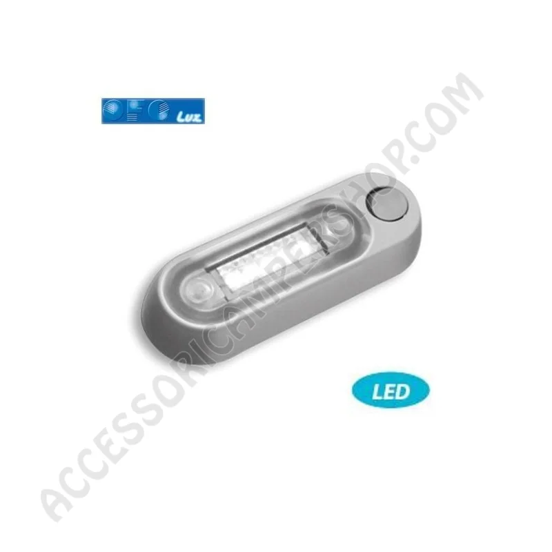 Plafoniera LED Cortesia Grigia per Camper | Accessoricampershop.com