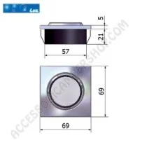 Faretto Spot Orientabile Argento 1000 S | Accessoricampershop.com