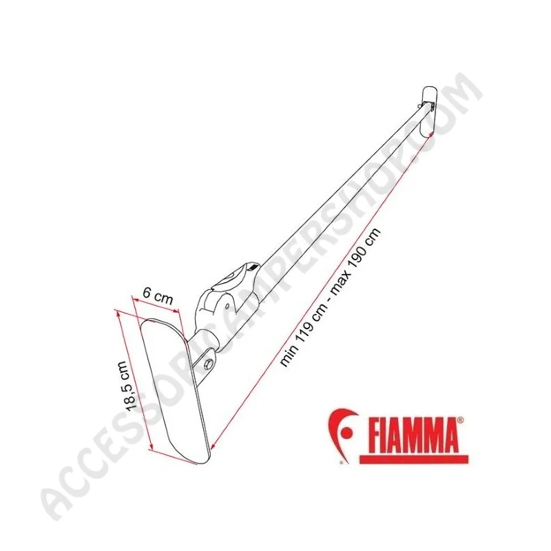 Barra di Sicurezza Duo-Safe Pro Fiamma per Camper | Accessoricampershop.com