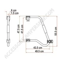 Maniglia di Sicurezza SECURITY 46 PRO FIAMMA | Accessoricampershop.com