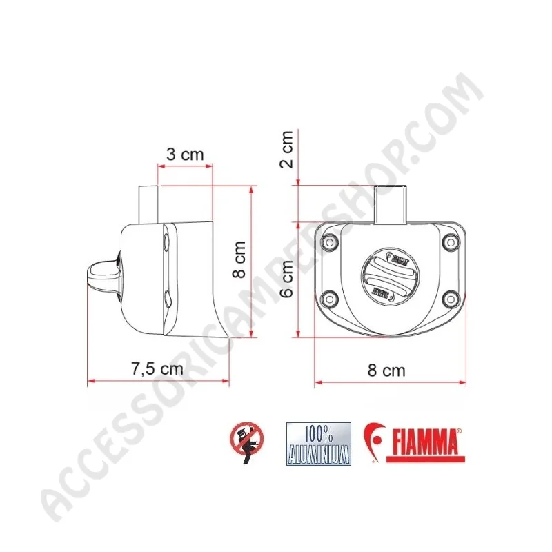 Blocco Sicurezza Ducato 2006-2009 | Accessoricampershop.com