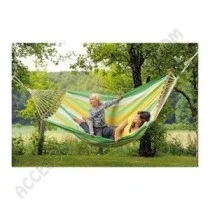 Amaca multicolore in cotone con aste | Accessoricampershop.com