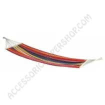 Amaca multicolore in cotone con aste | Accessoricampershop.com