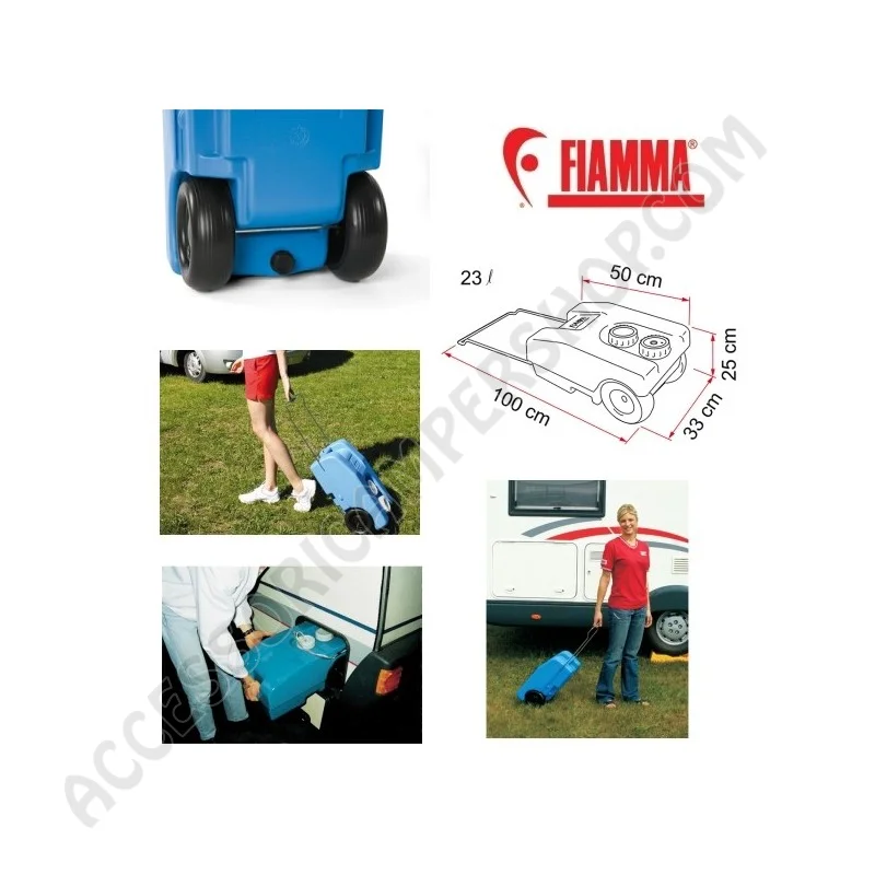 Serbatoio Fiamma Roll-Tank 23L per Acqua Potabile | Accessoricampershop.com
