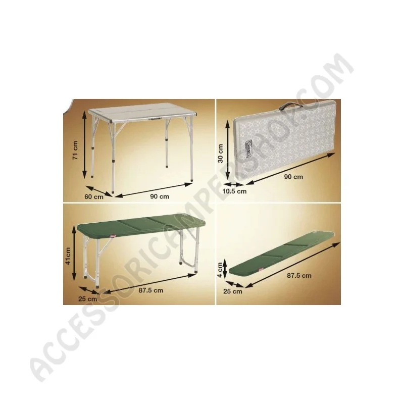 Tavolo Pieghevole da Campeggio per 4 Persone | Accessoricampershop.com