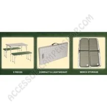 Tavolo Pieghevole da Campeggio per 4 Persone | Accessoricampershop.com