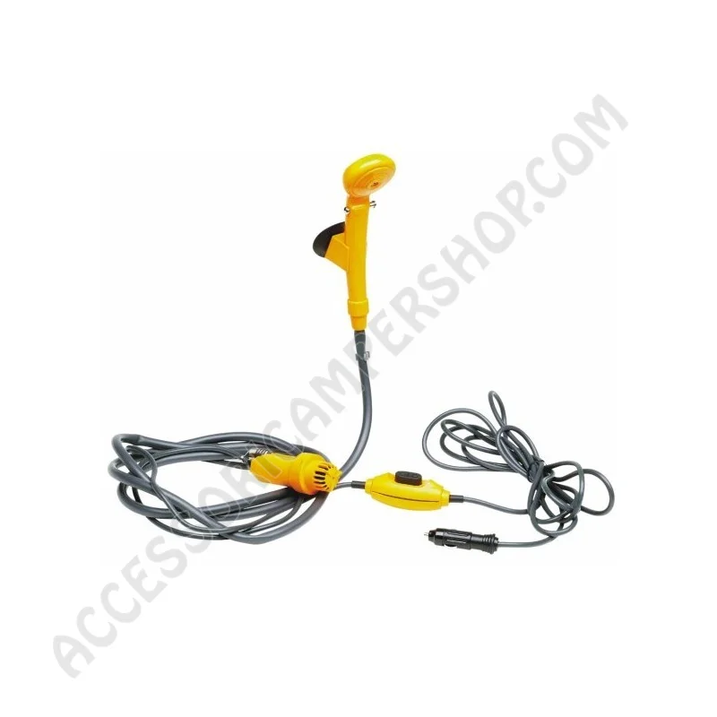Kit Doccia Portatile 12V con Getto Regolabile | Accessoricampershop.com
