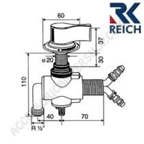 Rubinetto Monocomando Reich per Docce | Accessoricampershop.com