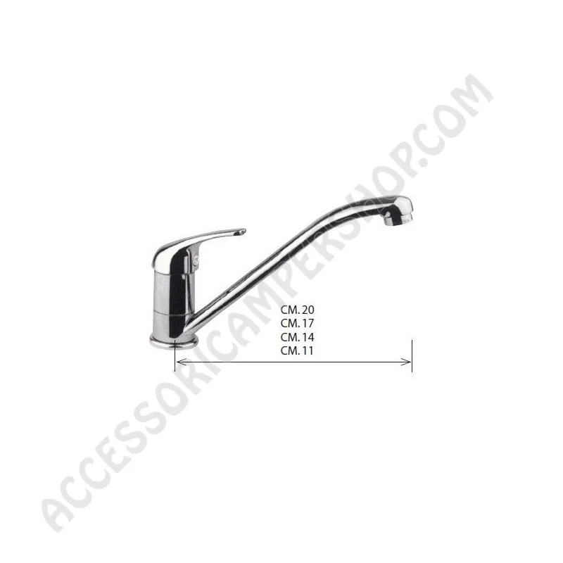 Miscelatore Cromato per Camper | Accessoricampershop.com