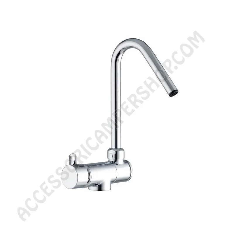 Miscelatore pieghevole cromato per camper | Accessoricampershop.com