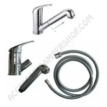 Miscelatore monocomando con doccia estraibile cromato | Accessoricampershop.com