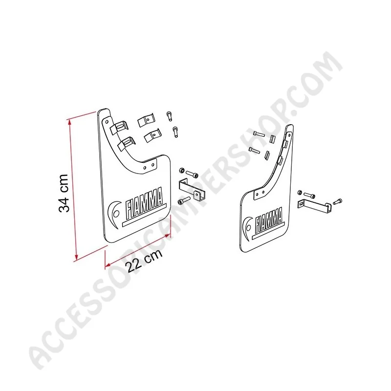 Paraspruzzi Frontali per Ducato dopo il 2006 | Accessoricampershop.com
