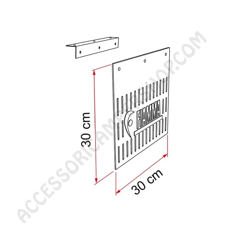 Paraspruzzi Posteriori per Camper Mud Flap | Accessoricampershop.com
