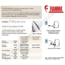 Tendalino Veranda Fiamma F45S per VW T5/T6 | Accessoricampershop.com
