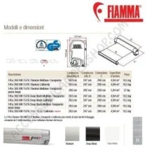Tendalino Veranda Fiamma F45S per VW T5/T6 | Accessoricampershop.com