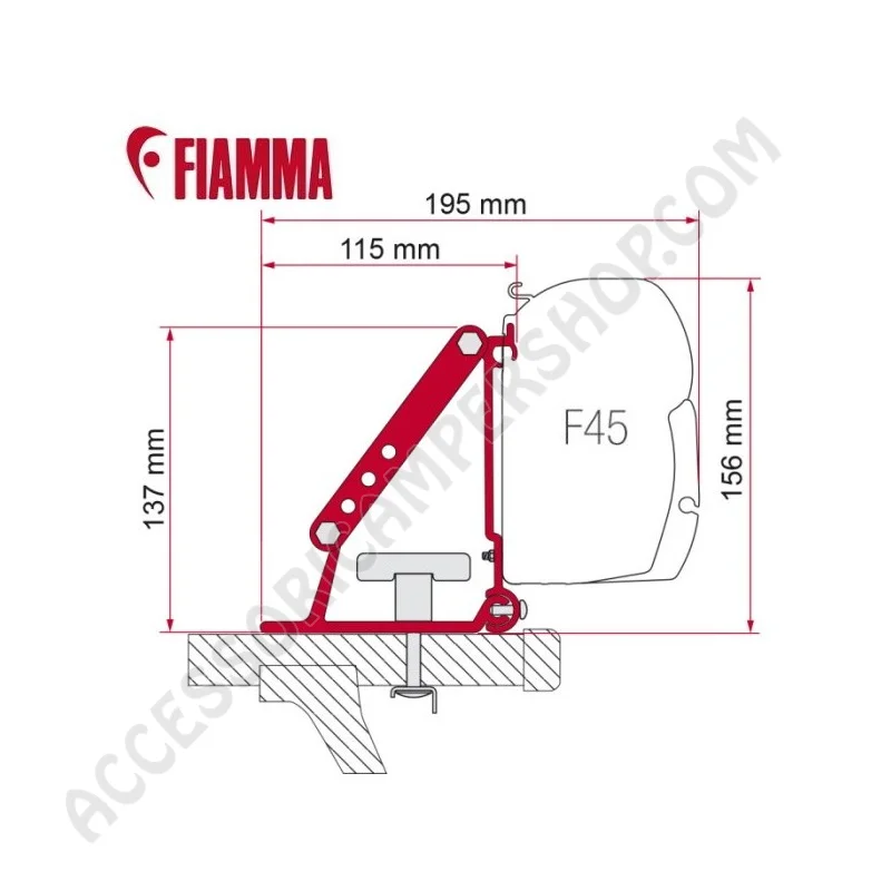 Kit Auto Adapter Staffa per Tendalini Fiamma | Accessoricampershop.com