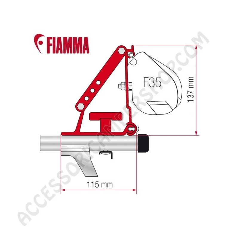 Kit Auto Adapter Staffa per Tendalini Fiamma | Accessoricampershop.com