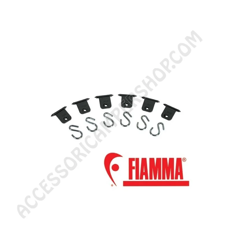 Ganci per tendalino Fiamma - KIT AWNING HANGERS | Accessoricampershop.com