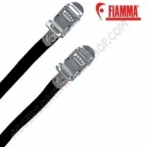 Cinturino Nero Strip con Fibbia in Acciaio Inox | Accessoricampershop.com