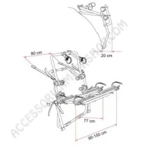 Porta-bici Fiamma Carry-Bike Backpack per Monovolumi | Accessoricampershop.com