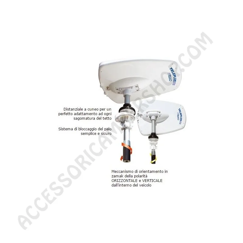 Antenna Teleplus X2 Direzionale per Camper | Accessoricampershop.com