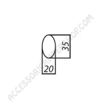 Scala in alluminio per letto castello 174 cm | Accessoricampershop.com