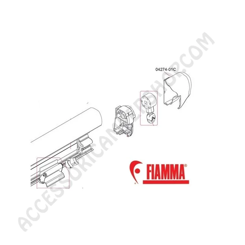 Cuffia DX F45 Polar per Veranda Fiamma | Accessoricampershop.com