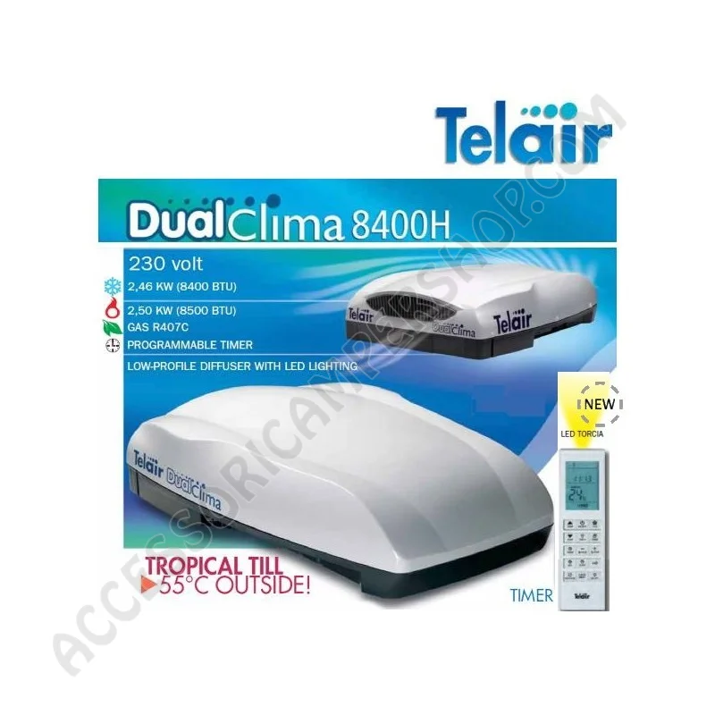 Condizionatore TELAIR DUALCLIMA 8400H per Camper | Accessoricampershop.com