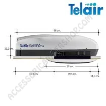Condizionatore TELAIR DUALCLIMA 8400H per Camper | Accessoricampershop.com