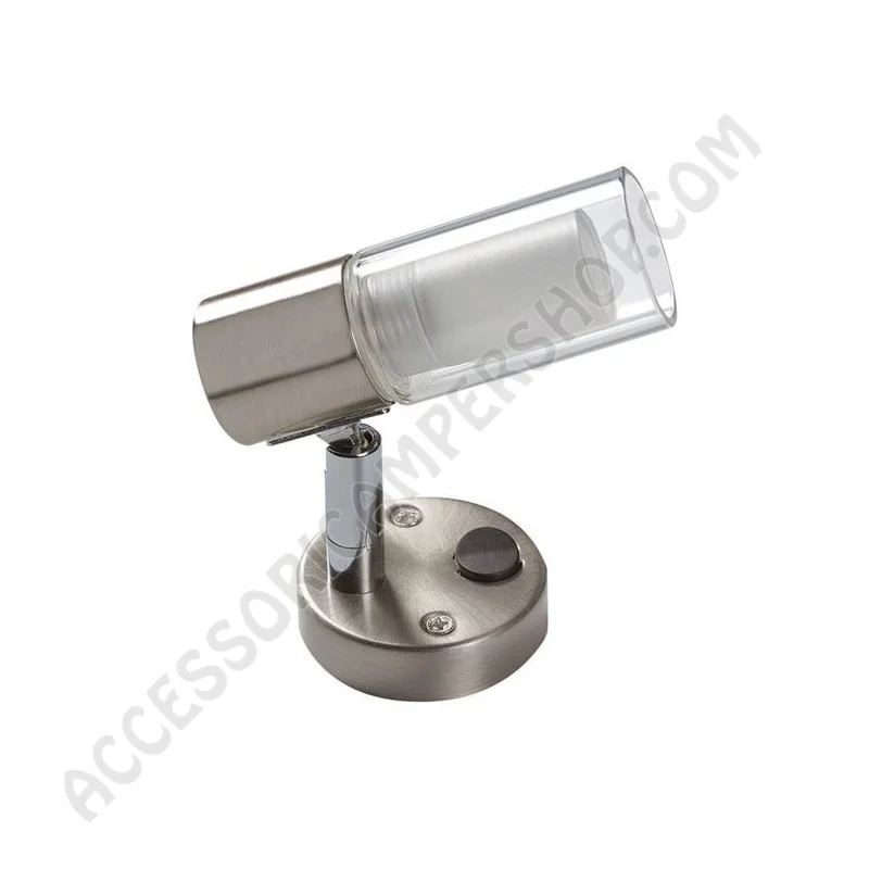 Faretto a Led Orientabile 12V in Acciaio Cromato | Accessoricampershop.com