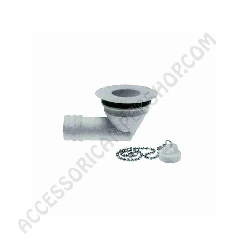 Piletta Scarico Curva Ø 20 mm per Camper | Accessoricampershop.com